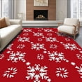 thumbnail image 1 of ODIKA 3'x5' Machine Washable Non-Slip Area Rug, Stunning Household Adornment Joyful Gathering Pack High Traffic Rug with Pad, Red, 629516, 1 of 8