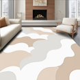 thumbnail image 1 of ODIKA 4' x 6' Machine Washable Non-Slip Area Rug, Contemporary Cloud High Traffic Rug, Beige, 346983, 1 of 7