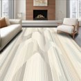 thumbnail image 1 of ODIKA 4' x 6' Machine Washable Non-Slip Area Rug, Contemporary Wave High Traffic Rug, Beige, 256751, 1 of 7