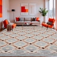 thumbnail image 1 of ODIKA 4'x6' Machine Washable Non-Slip Area Rug, Geometric Modern Indoor High Traffic Rug, Gray, 147214, 1 of 7