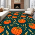 thumbnail image 1 of ODIKA 4' x 6' Machine Washable Non-Slip Area Rug, Harvest pumpkin High Traffic Rug, Orange, 631929, 1 of 7