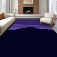 thumbnail image 1 of ODIKA 4' x 6' Machine Washable Non-Slip Area Rug, Minimalist Mountain High Traffic Rug, Purple, 515479, 1 of 7