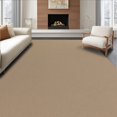 thumbnail image 1 of ODIKA 4' x 6' Machine Washable Non-Slip Area Rug, Minimalist Solid-Color High Traffic Rug, Brown, 331331, 1 of 7
