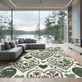 thumbnail image 1 of ODIKA 4' x 6' Machine Washable Non-Slip Area Rug, cottagecore floral High Traffic Rug, Green, 1141630, 1 of 7