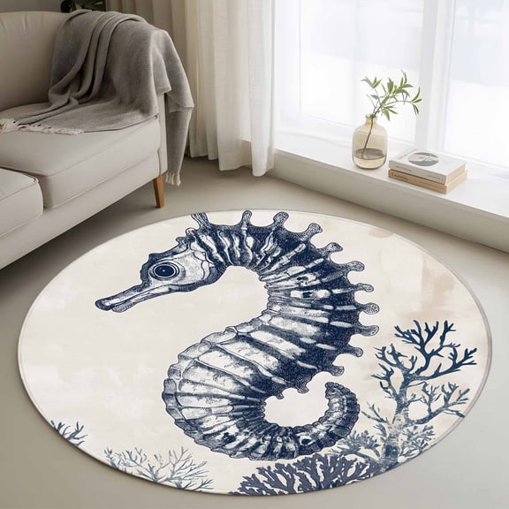 ODIKA 4' x 6' Machine Washable Non-Slip Area Rug, graphic print High Traffic Rug, Green, 1303235