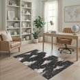 thumbnail image 1 of ODIKA 4'x6' Ultra-Soft Area Rug, Charcoal Navy Sky Starry Design Constellation Clouds and Celestial Accents Washable, Bare feet friendly, Silk-Touch for Bedroom Home office, 1 of 7