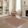thumbnail image 1 of ODIKA 4'x6' Ultra-Soft Area Rug, Checkered Layered Farmhouse Plaid Tartan Grid Border Doormat Rag Flowing Dynamic None Washable, Bare feet friendly, Silk-Touch for Bedroom Home office, 1 of 7