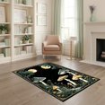 thumbnail image 1 of ODIKA 4'x6' Ultra-Soft Area Rug, Halloween Gothic Mushroom Academia Witchy Border Moody Funky None Washable, Bare feet friendly, Silk-Touch for Bedroom Home office, 1 of 7