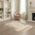 Soft Ivory Rug ODIKA 4'x6' Ultra-Soft Area Rug, Ivory Tug Vintage Lattice Trellis ...