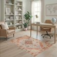 Soft Ivory Rug ODIKA 4'x6' Ultra-Soft Area Rug, Ivory Vintage Tug Distressed Ornate ...