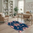 thumbnail image 1 of ODIKA 4'x6' Ultra-Soft Area Rug, Pencil School Oversized Scattered Motifs Symmetrical Layout Classroom None Washable, Bare feet friendly, Silk-Touch for Bedroom Home office, 1 of 7