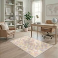 thumbnail image 1 of ODIKA 4'x6' Ultra-Soft Area Rug, Whimsical Unicorn Grid Layout Magical Creature Decorative None Washable, Bare feet friendly, Silk-Touch for Bedroom Home office, 1 of 7