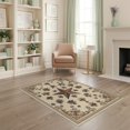 thumbnail image 1 of ODIKA 4'x6' Washable Area Rug Motif Cowboy Distressed Round Runway Themed Hooks Flowing Dynamic for Bedroom, Reading Nook, Pet Friendly & Non-Shedding, 1 of 7