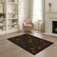 thumbnail image 1 of ODIKA 4'x6' Washable Area Rug Pet Friendly, Non-Shedding Autumnal Tones Enchanted Foliage Whimsical Nature Motif with Mystical Accents for Bedroom, Reading Nook, 1 of 7