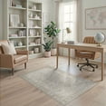 thumbnail image 1 of ODIKA 4'x6' Washable Area Rug Stain Resistant, Low Pile, Easy Care Beige Large Boho Farmhouse Trellis Neutral Border Dining Geometric for Dorm Room, Small Living, 1 of 7