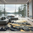 thumbnail image 1 of ODIKA 4'x6' Machine Washable Non-Slip Area Rug, Abstract Gray High Traffic Rug, Gray, 935972, 1 of 7