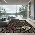 thumbnail image 1 of ODIKA 4'x6' Machine Washable Non-Slip Area Rug, Antique Burgundy High Traffic Rug, Gray, 1017799, 1 of 7