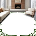 thumbnail image 1 of ODIKA 4'x6' Machine Washable Non-Slip Area Rug, Art Nouveau Ivy Scrollwork with Whimsical Floral Detailing High Traffic Rug, Green, 561530, 1 of 7