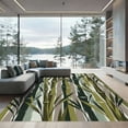 thumbnail image 1 of ODIKA 4'x6' Machine Washable Non-Slip Area Rug, Asian Olive Green High Traffic Rug, Green, 1284506, 1 of 7