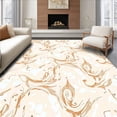 thumbnail image 1 of ODIKA 4'x6' Machine Washable Non-Slip Area Rug, Celestial Dreamscape Touch Heavenly Cloud Like High Traffic Rug with Pad, Beige, 661320, 1 of 8