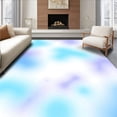 thumbnail image 1 of ODIKA 4'x6' Machine Washable Non-Slip Area Rug, Cloud Dream Airy Indoor Accent High Traffic Rug, White, 386486, 1 of 7