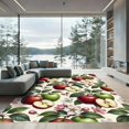 thumbnail image 1 of ODIKA 4'x6' Machine Washable Non-Slip Area Rug, Farmhouse Red High Traffic Rug, Red, 1181313, 1 of 7