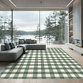 thumbnail image 1 of ODIKA 4'x6' Machine Washable Non-Slip Area Rug, Farmhouse Sage Green High Traffic Rug, Green, 950142, 1 of 7
