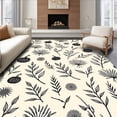 thumbnail image 1 of ODIKA 4'x6' Machine Washable Non-Slip Area Rug, Harvest Festival Autumn Field Decorative Pathway High Traffic Rug, Beige, 518446, 1 of 7