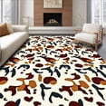 thumbnail image 1 of ODIKA 4'x6' Machine Washable Non-Slip Area Rug, Inspired Authentic Spotted Decorative Floor High Traffic Rug, Ivory, 664899, 1 of 7