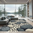 thumbnail image 1 of ODIKA 4'x6' Machine Washable Non-Slip Area Rug, Minimalist Gray High Traffic Rug, Grey, 1305028, 1 of 7