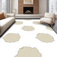 thumbnail image 1 of ODIKA 4'x6' Machine Washable Non-Slip Area Rug, Noble Ranch Seasonal Exceptional Handsome Craftsmanship High Traffic Rug with Pad, Beige, 614052, 1 of 8