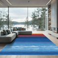 thumbnail image 1 of ODIKA 4'x6' Machine Washable Non-Slip Area Rug, Ombre Burnt Orange High Traffic Rug, Orange, 1093241, 1 of 7