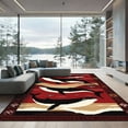 thumbnail image 1 of ODIKA 4'x6' Machine Washable Non-Slip Area Rug, Oriental Red High Traffic Rug, Red, 1036987, 1 of 7
