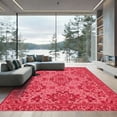 thumbnail image 1 of ODIKA 4'x6' Machine Washable Non-Slip Area Rug, Oriental Red High Traffic Rug, Red, 1050864, 1 of 7