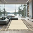 thumbnail image 1 of ODIKA 4'x6' Machine Washable Non-Slip Area Rug, Rustic Beige High Traffic Rug, Beige, 1095399, 1 of 7