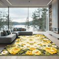 thumbnail image 1 of ODIKA 4'x6' Machine Washable Non-Slip Area Rug, Traditional Cream High Traffic Rug, Ivory, 1085424, 1 of 7