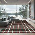 thumbnail image 1 of ODIKA 4'x6' Machine Washable Non-Slip Area Rug, Traditional Red High Traffic Rug, Red, 1051827, 1 of 7