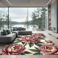 thumbnail image 1 of ODIKA 4'x6' Machine Washable Non-Slip Area Rug, Watercolor Dusty Rose High Traffic Rug, Pink, 999174, 1 of 7