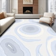 thumbnail image 1 of ODIKA 5' x 7' Machine Washable Non-Slip Area Rug, Abstract Circle High Traffic Rug, Blue, 495422, 1 of 7