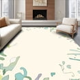 thumbnail image 1 of ODIKA 5' x 7' Machine Washable Non-Slip Area Rug, Abstract Leaf High Traffic Rug, Green, 349005, 1 of 7