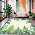 thumbnail image 1 of ODIKA 5' x 7' Machine Washable Non-Slip Area Rug, Botanical Fern High Traffic Rug, Green, 243654, 1 of 7