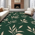 thumbnail image 1 of ODIKA 5' x 7' Machine Washable Non-Slip Area Rug, Botanical Leaf High Traffic Rug, Green, 238468, 1 of 7