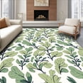 thumbnail image 1 of ODIKA 5' x 7' Machine Washable Non-Slip Area Rug, Botanical Leaf High Traffic Rug, Green, 338718, 1 of 7