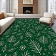 thumbnail image 1 of ODIKA 5' x 7' Machine Washable Non-Slip Area Rug, Christmas Fir-Tree High Traffic Rug, Green, 507453, 1 of 7