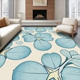 thumbnail image 1 of ODIKA 5' x 7' Machine Washable Non-Slip Area Rug, Floral Flower High Traffic Rug, Beige, 340914, 1 of 7