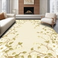 thumbnail image 1 of ODIKA 5' x 7' Machine Washable Non-Slip Area Rug, Floral Flower High Traffic Rug, Ivory, 201299, 1 of 7