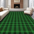thumbnail image 1 of ODIKA 5'x7' Machine Washable Non-Slip Area Rug, Stylish Transitional Green and High Traffic Rug, Green, 36228, 1 of 7