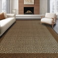 thumbnail image 1 of ODIKA 5'x7' Machine Washable Non-Slip Area Rug, Modern Natural Leopard Large Non Shedding High Traffic Rug, Brown, 45795, 1 of 7