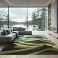thumbnail image 1 of ODIKA 5' x 7' Machine Washable Non-Slip Area Rug, abstract geometric High Traffic Rug, Green, 938749, 1 of 7