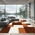 thumbnail image 1 of ODIKA 5' x 7' Machine Washable Non-Slip Area Rug, geometric geometric High Traffic Rug, Brown, 986812, 1 of 7